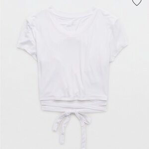 Aerie tie back shirt